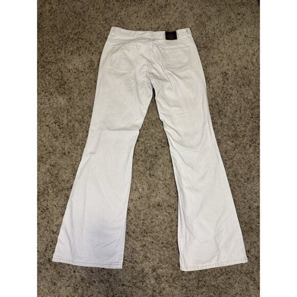 LEE DUNGAREES Vintage Hipster Low Rise Flared Jean Pants 30x31 Y2k 90’s Western - Picture 3 of 11